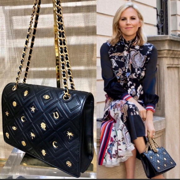 Tory Burch Handbags - Tory Burch Fleming Charm Large Convertible Bag